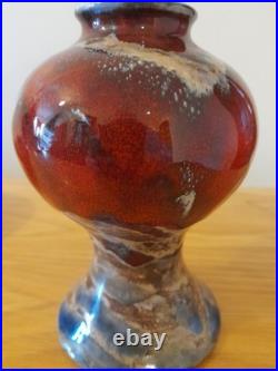 Black Ryden Vase by Anita Harris 2003 the night sky