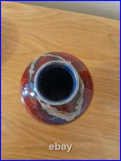 Black Ryden Vase by Anita Harris 2003 the night sky