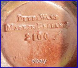 Booth & Co Rare Delhi Ware Bretby Studio Pottery Vase Marked 2100 Monkey's