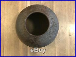 Brick Clay Pot Vase by Malcolm Wright Vermont Studio Potter Ceramic Wabi-sabi