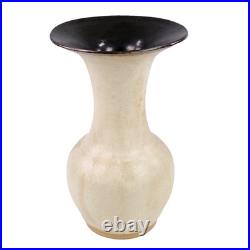 British Studio Pottery Vase Lucie Rie Manner Modernist Signed R 21cm