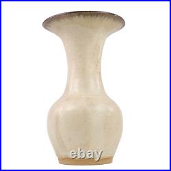 British Studio Pottery Vase Lucie Rie Manner Modernist Signed R 21cm