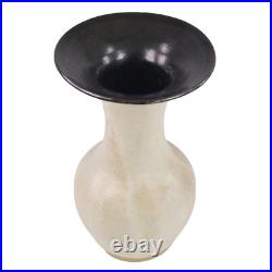 British Studio Pottery Vase Lucie Rie Manner Modernist Signed R 21cm