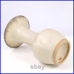 British Studio Pottery Vase Lucie Rie Manner Modernist Signed R 21cm
