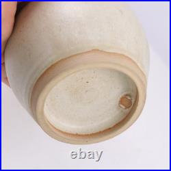 British Studio Pottery Vase Lucie Rie Manner Modernist Signed R 21cm