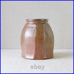 British Studio Pottery Wood-Fired Vase Micki Schloessingk Bridge Pottery Wales