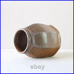 British Studio Pottery Wood-Fired Vase Micki Schloessingk Bridge Pottery Wales