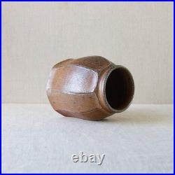 British Studio Pottery Wood-Fired Vase Micki Schloessingk Bridge Pottery Wales