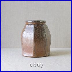 British Studio Pottery Wood-Fired Vase Micki Schloessingk Bridge Pottery Wales