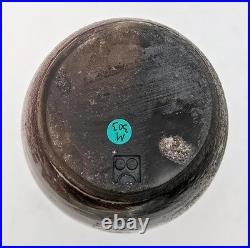 Bruce Chivers Raku Studio Pottery Vase