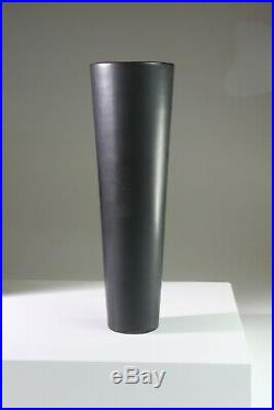 CARL-HARRY STALHANE Black studio vase SOP Rorstrand Sweden -1950s