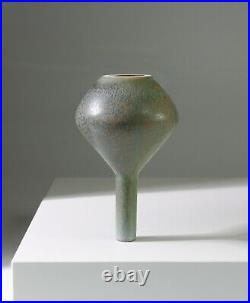 CARL-HARRY STALHANE Green studio vase SXA Rorstrand Sweden -1950s