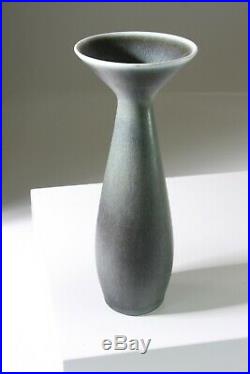 CARL-HARRY STALHANE Slim studio vase 19 cm SOI Rorstrand Sweden -1950s