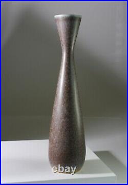 CARL-HARRY STALHANE Slim studio vase 29 cm SVT Rorstrand Sweden -1950s
