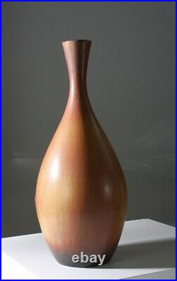 CARL-HARRY STALHANE Slim studio vase 29 cm SYA Rorstrand Sweden -1950s