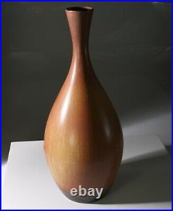 CARL-HARRY STALHANE Slim studio vase 29 cm SYA Rorstrand Sweden -1950s