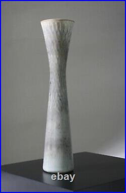 CARL-HARRY STALHANE Slim studio vase 31 cm Rorstrand Sweden -1950s