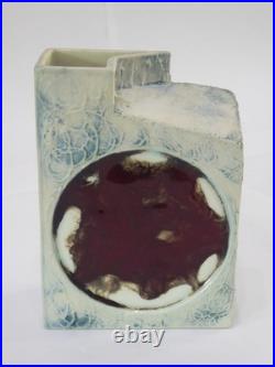 Carn Pottery Red Spot Vase John Beusmans Vintage Cornwall Studio Penzance