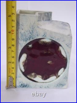 Carn Pottery Red Spot Vase John Beusmans Vintage Cornwall Studio Penzance