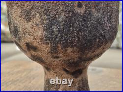 Chris Carter Studio Pottery Stoneware Pedestal Bowl with Textured Glaze Chris Carter Studio Pottery Stoneware Pedestal Bowl with Textured Glaze