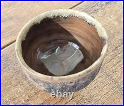 Chris Carter Studio Pottery Stoneware Pedestal Bowl with Textured Glaze Chris Carter Studio Pottery Stoneware Pedestal Bowl with Textured Glaze