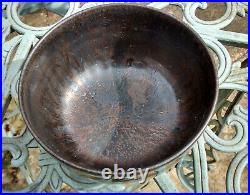 Chris Carter studio pottery stoneware early chawan tea bowl, bronze glaze