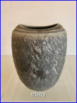 Christopher James Carter Studio Pottery Oxidised Vase Chris Carter
