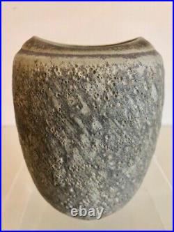 Christopher James Carter Studio Pottery Oxidised Vase Chris Carter
