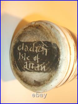 Claddach Pottery (Isle of Arran) scottish pottery vase- free UK postage