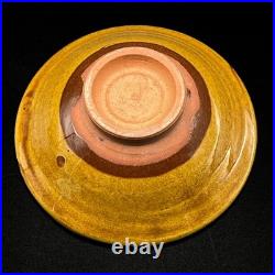 Clive Bowen Studio Pottery Slipware Footed Dish Bowl Clive Bowen Studio Pottery Slipware Footed Dish Bowl
