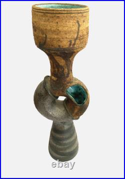 Clive Brooker brutalist sculpture 36cm tall
