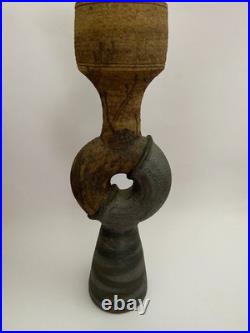Clive Brooker brutalist sculpture 36cm tall