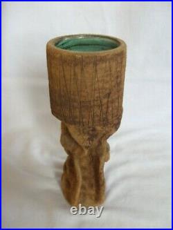 Clive Brooker'ikebana' Studio Pottery Vase 1970s 8in