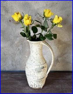 Clive C. Pearson Hartland Studio Pottery Jug Vase 23cm Tall