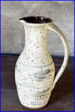 Clive C. Pearson Hartland Studio Pottery Jug Vase 23cm Tall