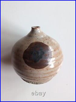 Colin Pearson studio pottery bud vase CP Mark