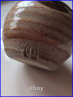 Colin Pearson studio pottery bud vase CP Mark