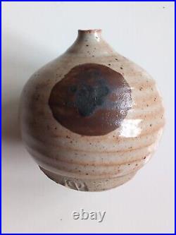 Colin Pearson studio pottery bud vase CP Mark