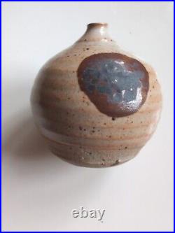 Colin Pearson studio pottery bud vase CP Mark