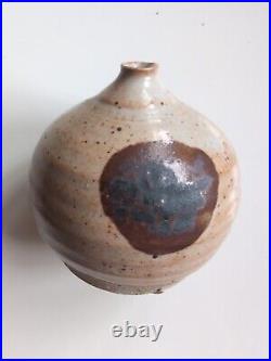 Colin Pearson studio pottery bud vase CP Mark