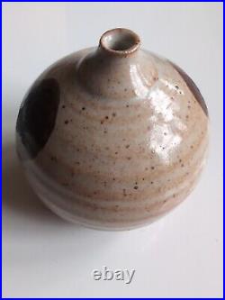 Colin Pearson studio pottery bud vase CP Mark