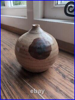 Colin Pearson studio pottery bud vase CP Mark