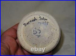 Collectable Signed BERNARD SAHM Australian Studio Pottery Mushroom Shaped Vase