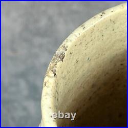 Collectible Denise Wren (Oxshott Pottery) 16cm Cream & Blue Glazed Vase c1920 Collectible Denise Wren (Oxshott Pottery) 16cm Cream & Blue Glazed Vase c1920