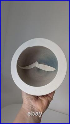 Collection 4 vintage studio pottery Elaine Dick'Space Scape' ceramics Scotland