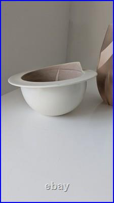 Collection 4 vintage studio pottery Elaine Dick'Space Scape' ceramics Scotland