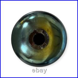 Contemporary Studio Art Glass Iridescent Vase Modern Loetz / Tiffany Style