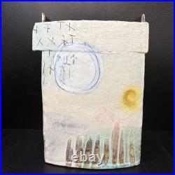 Craig Underhill studio Pottery vase H 28.5cm 21 cm D 13 cm Signed #2849