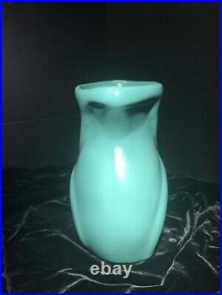 Cyclamen Studio Ceramic Vase Pitcher Handmade Artist Julie Sanders Celadon Rare