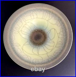DAVID WHITE BRITISH STUDIO PORCELAIN POTTERY BOWL 14cm dia